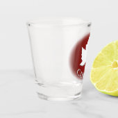 カナダショットグラスカナダメープルリーフお土産 ショットグラス (左)