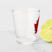 カナダショットグラスカナダメープルリーフお土産 ショットグラス (左)