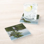 カナダジェイ ガラスコースター (アングル)