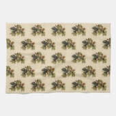 カナダジェイ（グレイ・ジェイ） - Audubon's Birds of America キッチンタオル (横)