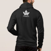 カナダジャケット女性用カパーソナライズされたナダジャケット パーカ (裏面)