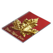 カナダジャーナルお土産カスタムノートブックCanada ノートブック (左側)