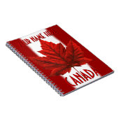 カナダジャーナル記念品のカスタムなノートカナダ ノートブック (右側)