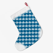 カナダストッキングカナダクリスマスストッキングカスタム ラージクリスマスストッキング (裏面 (吊り時))