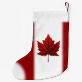 カナダストッキングカナダメープルリーフクリスマスソックス スモールクリスマスストッキング (裏面)