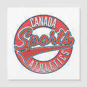 カナダスポーツ競技赤いロゴ (正面)