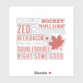 カナダスラング地下鉄アートカービニールステッカー シール (シート)