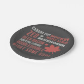 カナダスラング地下鉄アート ペーパープレート (アングル)