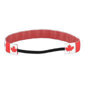 カナダスリップまたは滑ること国旗を持つノンヘッドバンド アスレチックヘッドバンド (裏面)