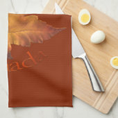 カナダスーベニアタオルカッコいいカナダティータオルギフト キッチンタオル (四つ折り)