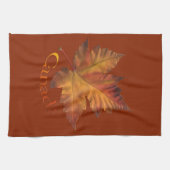 カナダスーベニアタオルカッコいいカナダティータオルギフト キッチンタオル (横)