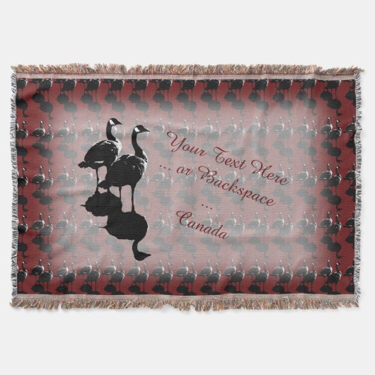 カナダスーベリーブランケットカナダグースブランケット スローブランケット (正面)