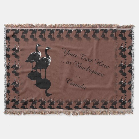 カナダスーベリーブランケットカナダグースブランケット スローブランケット (正面)