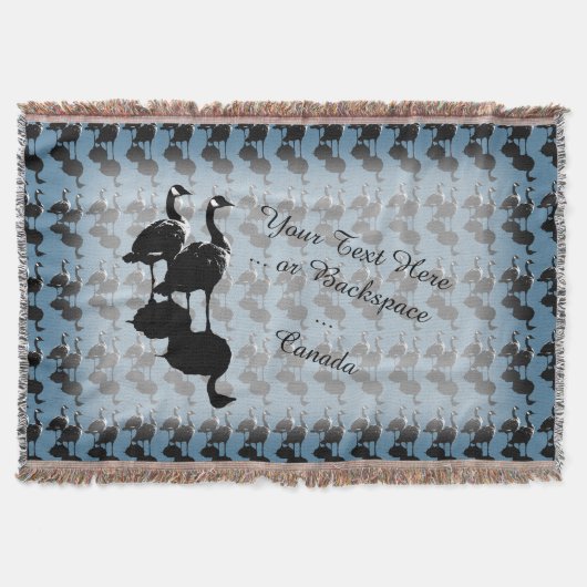 カナダスーベリーブランケットカナダグースブランケット スローブランケット (正面)