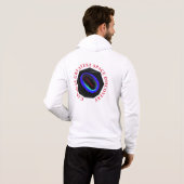 カナダス素晴らし宇宙発見フード付きスウェットシャツ パーカ (裏面フル)