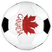 カナダソコーボパーソナライズされたールカエデリーフボール サッカーボール (回転)