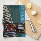 カナダタオルのパーソナライズなバンクーバーのふきん キッチンタオル (四つ折り)