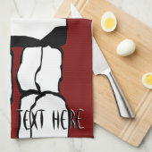 カナダタオルパーソナライズされたバンクーバー茶タオル キッチンタオル (四つ折り)