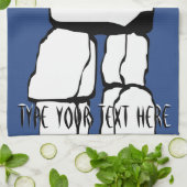 カナダタオルパーソナライズされたバンクーバー茶タオル キッチンタオル (折り畳み)