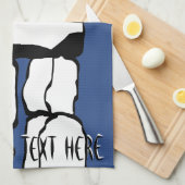 カナダタオルパーソナライズされたバンクーバー茶タオル キッチンタオル (四つ折り)