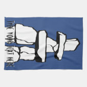 カナダタオルパーソナライズされたバンクーバー茶タオル キッチンタオル (横)