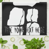 カナダタオルパーソナライズされたバンクーバー茶タオル キッチンタオル (折り畳み)