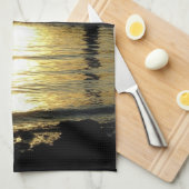 カナダタオル先住民トーテムポールバンクーバーティータオル キッチンタオル (四つ折り)