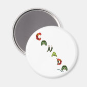 カナダチリペッパー マグネット (正面/裏面)