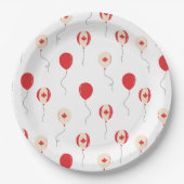 カナダデイカナダバルーン ペーパープレート (正面)