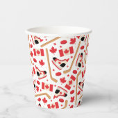 カナダデイカナダホッケー 紙コップ (正面)