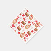 カナダデイカナダメープルシロップ スタンダードカクテルナプキン (角)