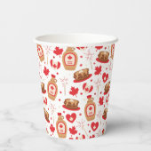 カナダデイカナダメープルシロップ 紙コップ (裏面)