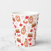 カナダデイカナダメープルシロップ 紙コップ (正面)