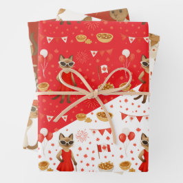 カナダデイゴルフギアfor猫好き ラッピングペーパーシート