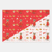 カナダデイゴルフギアfor猫好き ラッピングペーパーシート (正面)
