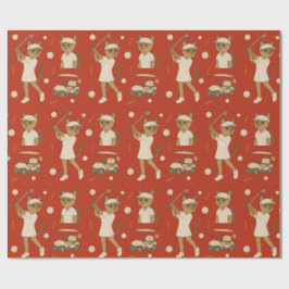 カナダデイゴルフギアfor猫好き ラッピングペーパー