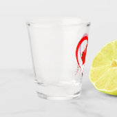 カナダデイショットグラス ショットグラス (左)