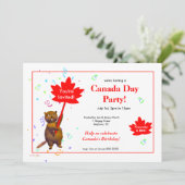 カナダデイパーティービーバー 招待状 (スタンド正面)