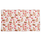 カナダデイパーティー枕ローケース 枕カバー (正面右)