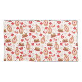 カナダデイパーティー枕ローケース 枕カバー (裏面-左)