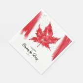 カナダデイパーティー スタンダードランチョンナプキン (角)