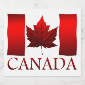 カナダデイビールラベルカスタムボトルカナダ酒 ビールラベル (シングルラベル)