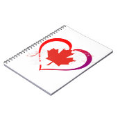 カナダデイフォトノートブック ノートブック (左側)
