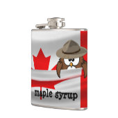 カナダデイフクロウ フラスク (左)