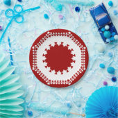 カナダデイプレートカナダメープルリーフ紙プレート ペーパープレート (パーティー)