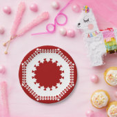 カナダデイプレートカナダメープルリーフ紙プレート ペーパープレート (パーティー)