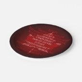 カナダデイプレートカナダ国歌紙プレート ペーパープレート (アングル)