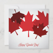 カナダデイメープルリーフ招待状 招待状 (正面)