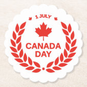 カナダデイリースコースター ペーパーコースター (正面)