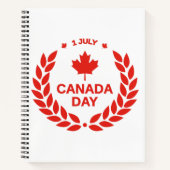 カナダデイリースノート ノートブック (正面)